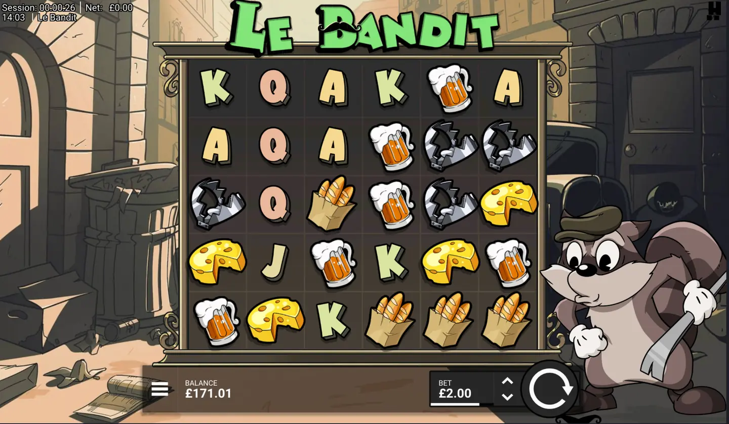 Le Bandit — Super Cascades бонусный раунд